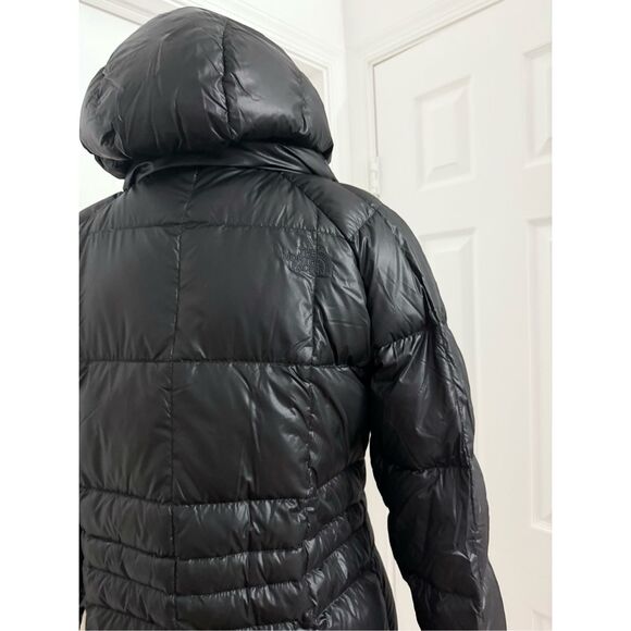 The North Face Womens Black Acropolis Hooded Down Puffer Parka Jacket Size Small - Picture 4 of 11